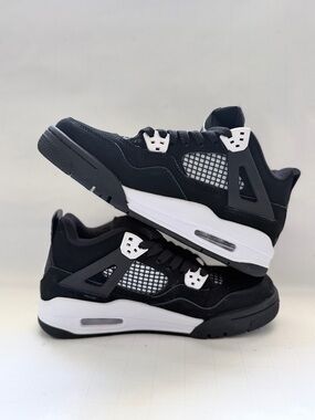 Jordan Black and White Retro Sneakers
